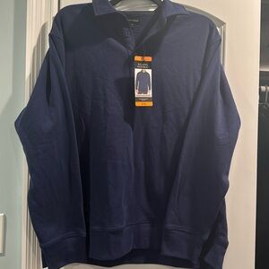 Banana Republic Rugby Sweatshirt For Men. Blue. XXL. Made for Costco. NWT